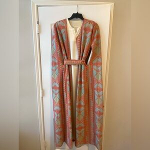 SOLD SOLD SOLD SOLD Brand new !!! Tatreez thobe cape style dress Palestinian !
